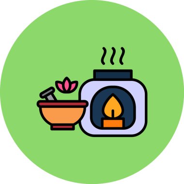 Mum. Web simgesi basit illüstrasyon