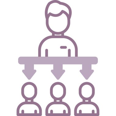 Lider. Web simgesi basit illüstrasyon