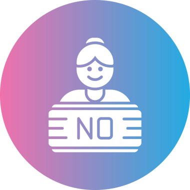 - Hayır. Web simgesi basit illüstrasyon