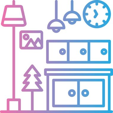 Noel ağacı simgesi vektör illüstrasyonuName