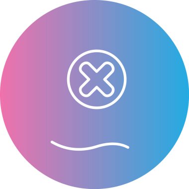 emoji simgesinin vektör illüstrasyonu