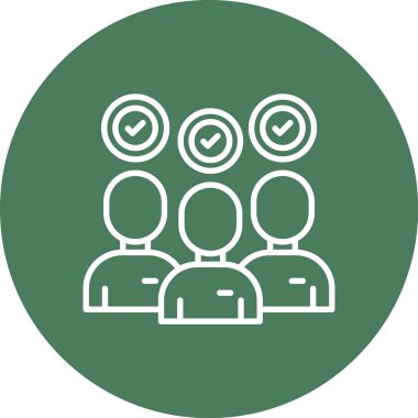 İnsan simgesinin vektör illüstrasyonu