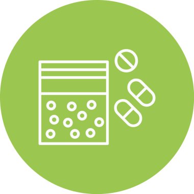 Haplar. Web simgesi basit illüstrasyon