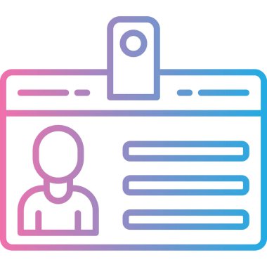 kart simge vektör çizim