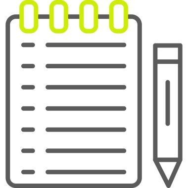 liste listesi simgesi, özet vektör illüstrasyonu