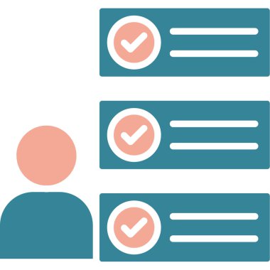 Simgeyi kontrol et. Basit resimleme