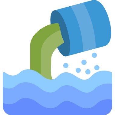 yüzme havuzu simgesi, vektör illüstrasyonu