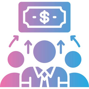 Dolar simgesi vektör illüstrasyonu