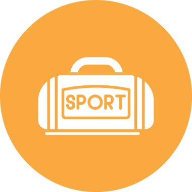 spor düz renk vektörü simgesi