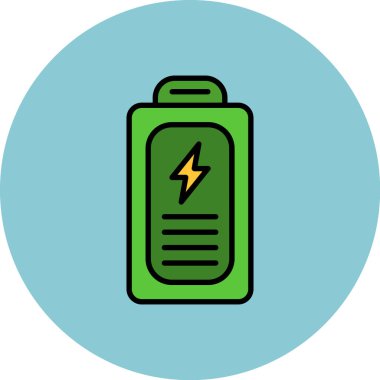 pil vektör illüstrasyonu