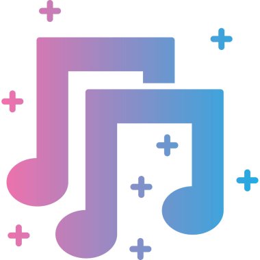 Müzikal Not. Basit illüstrasyon