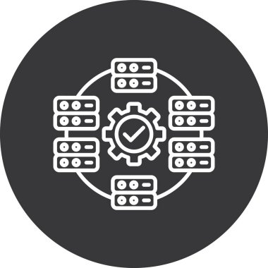 seo modern simgesinin vektör illüstrasyonu