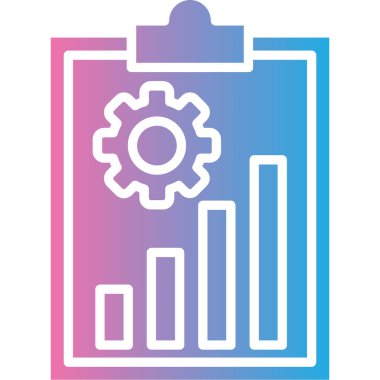 Bir dişli simgesini vektör çizim