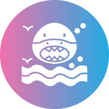 Çizgi film simgesinin vektör çizimi