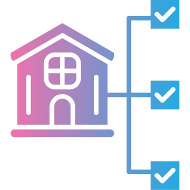 ev vektörü simgesi modern basit illüstrasyon