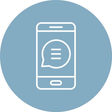 telefon vektör simgesi modern basit illüstrasyon