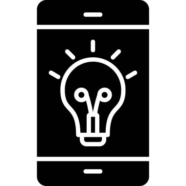 Fikir simgesi vektör illüstrasyonu