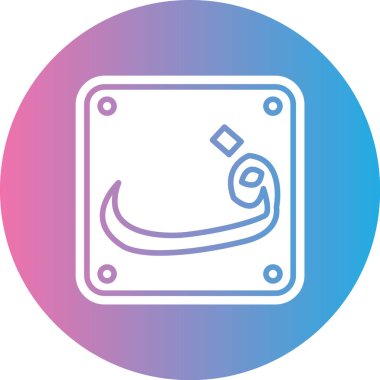 Eşsiz ramazan fener vektör çizgisi simgesi