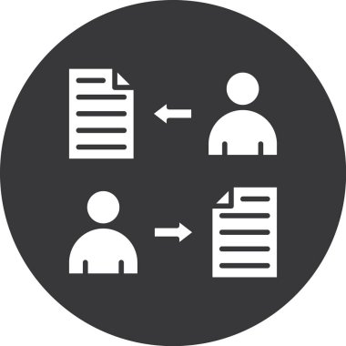 insanlar simge vektör illüstrasyonu