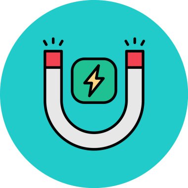 mıknatıs simgesi vektör çizimi