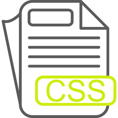 Web geliştirme simgesi. Basit resimleme