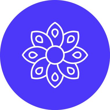 Güzel çiçeklerin vektör çizimi