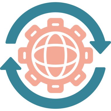 Genel bağlantı vektör simgesi