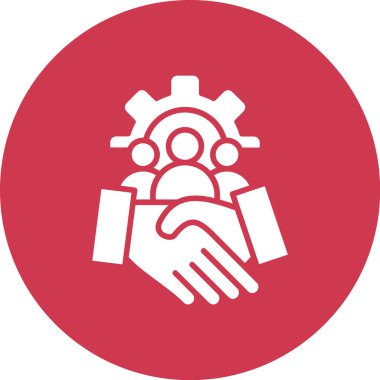 el sıkışma simge vektör çizim