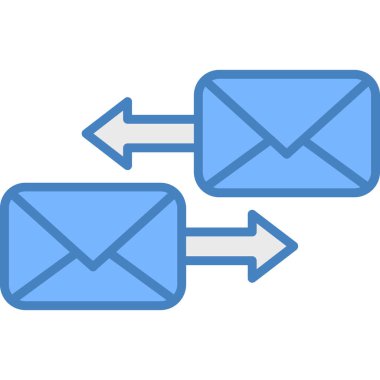 e- posta simgesi vektör özeti çizimi