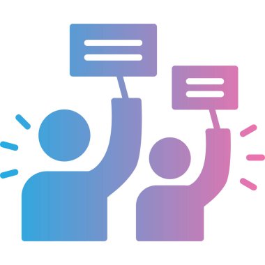 İletişim konsepti. Basit resimleme