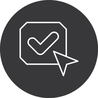 Bir işaretleme simgesinin vektör illüstrasyonuName