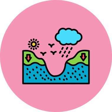 Güzel bir arkaplanın vektör çizimi