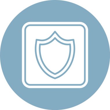 kalkan ikon vektör illüstrasyonu