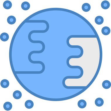 düz biçimli global ağ simgesi