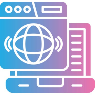 Radyo simgesinin vektör illüstrasyonu