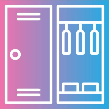 Modern b 'nin vektör illüstrasyonunda yiyecek ikonu yok