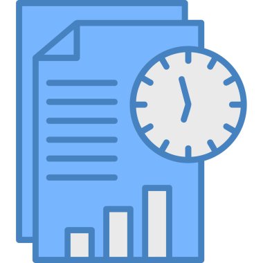 Grafik & çizelgesi için İş Yönetimi Düz simgesi