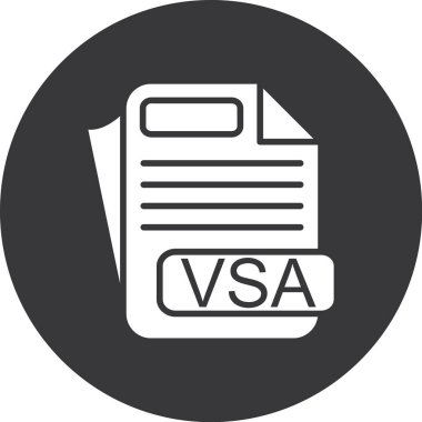 vize vektörü simgesi modern basit vektör illüstrasyonu