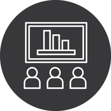 İş ve finans simgesinin vektör illüstrasyonu