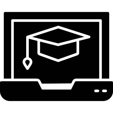 Eğitim. Web simgesi basit illüstrasyon