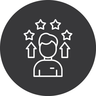 İnsanların vektör illüstrasyonu, basit simge seti, insanlar konsepti