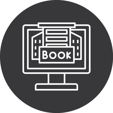 beyaz arkaplanda izole edilmiş modaya uygun düz stil kitap simgesi. Kitap simgesi. Web ve mobil için web site simgeniz.