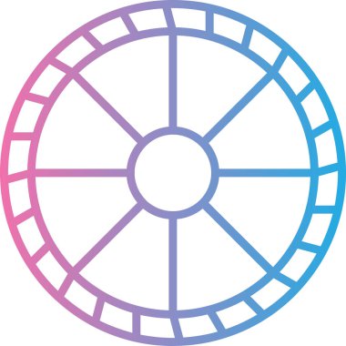 Modern bir simgenin vektör illüstrasyonu