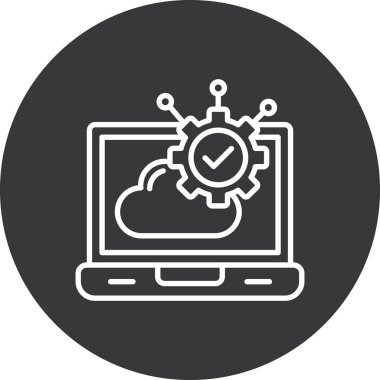 İş simgesinin vektör illüstrasyonu