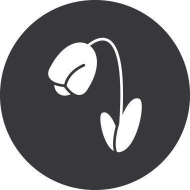 Vektör Çiçeği Simgesi illüstrasyonu