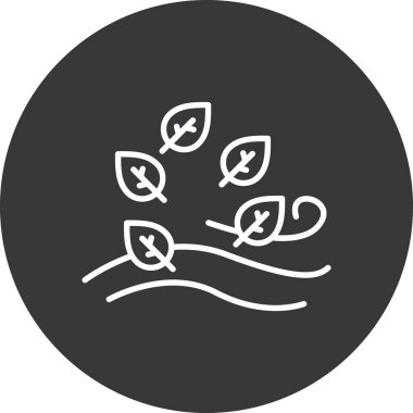 Ağaç simgesinin vektör illüstrasyonu