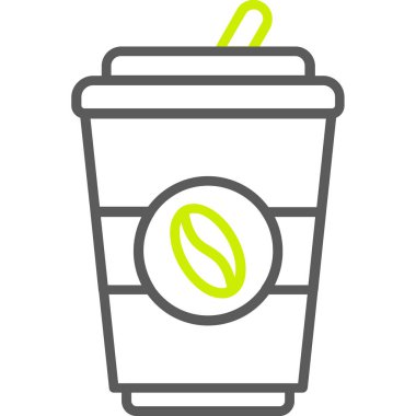 içki ikonu vektör illüstrasyonu