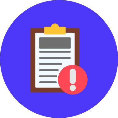 Belge. Web simgesi basit illüstrasyon