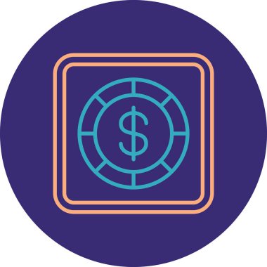 Vektör Doları simge tasarlamak