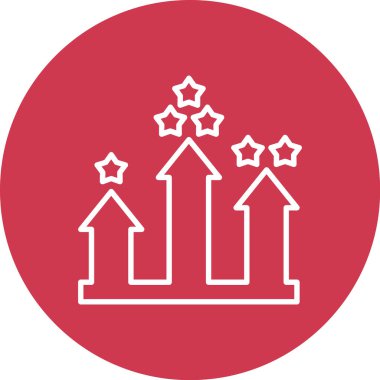 Ok. Web simgesi basit illüstrasyon